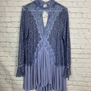 Free People Peasant Dress Lace